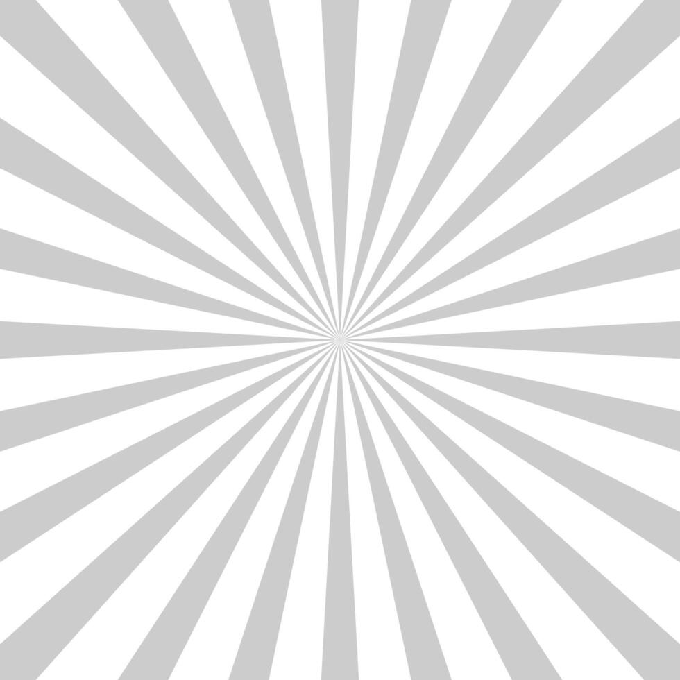 gray sunburst ray background design template vector