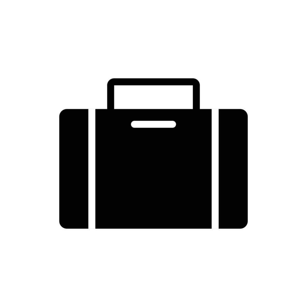 suitcase icon design template vector
