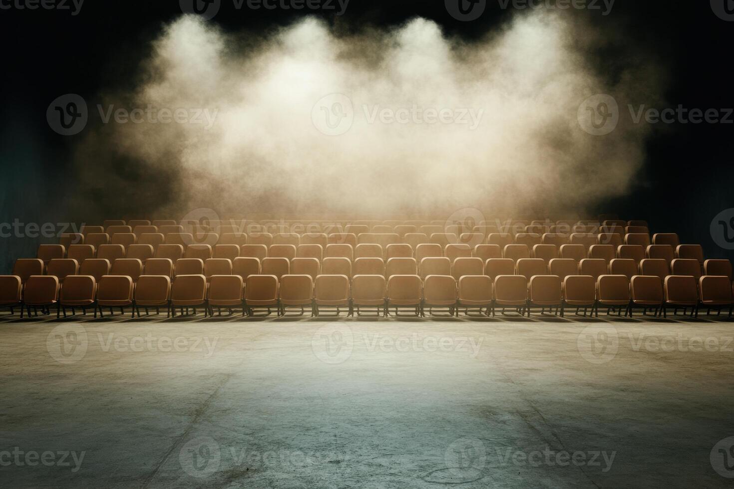 Echoes of forgotten performances in a dust-laden theatre filled with silent memories and hidden stories photo