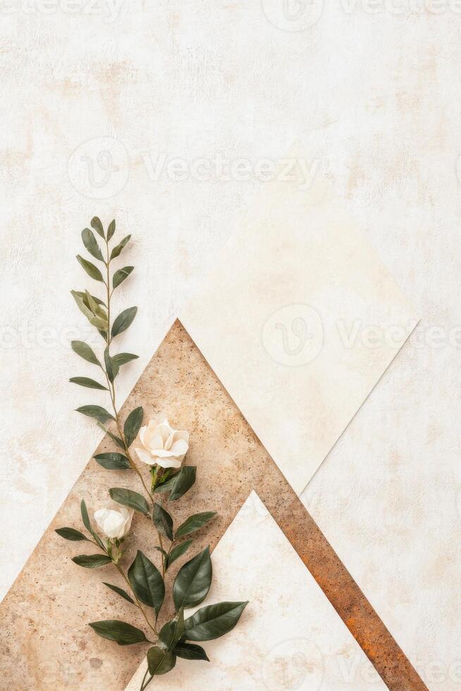 Educational illustration of the Pythagorean theorem using right triangles for clear understanding photo