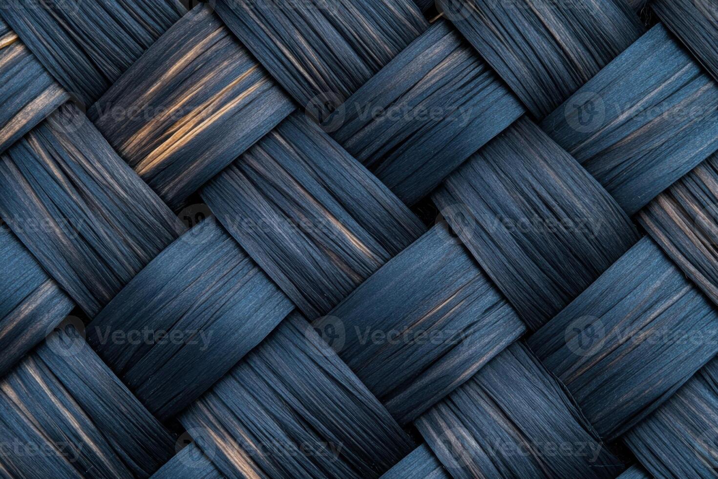 Intertwined threads form a unique abstract tapestry background with dark silhouettes photo