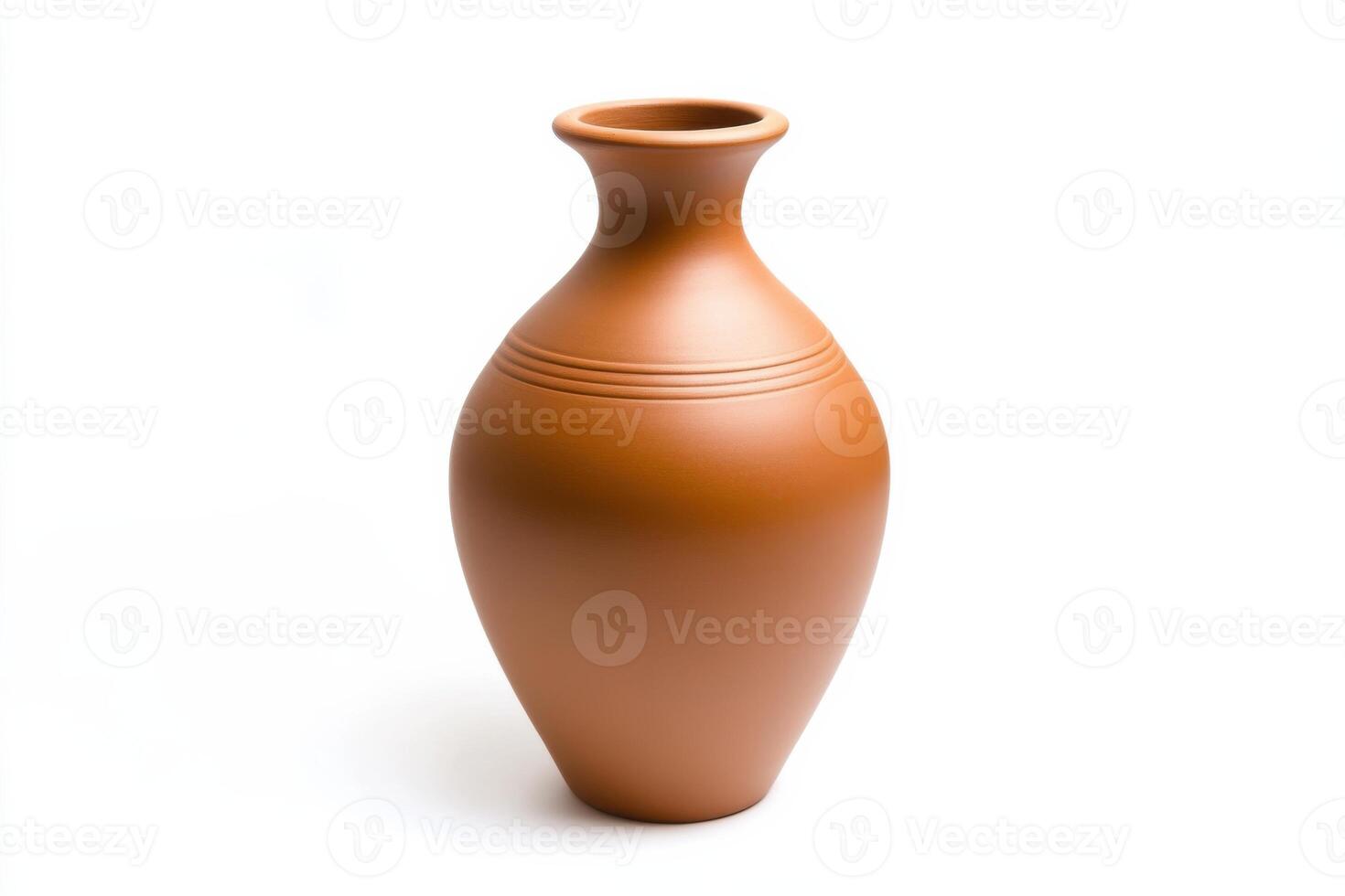 Decorative vase showcasing craftsmanship against a clean white background with realistic lighting photo