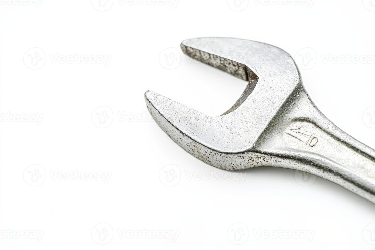 High quality wrench set isolated on a clean white background with sharp details and realistic lighting photo