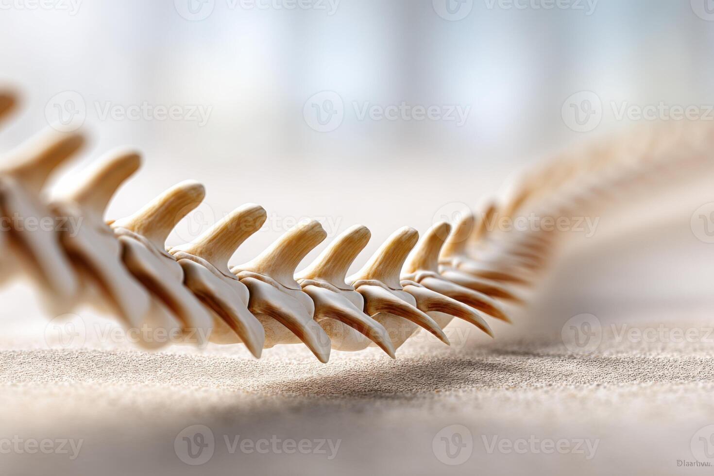 Unique spinal patterns revealed in nature against a vibrant backdrop with space for text photo