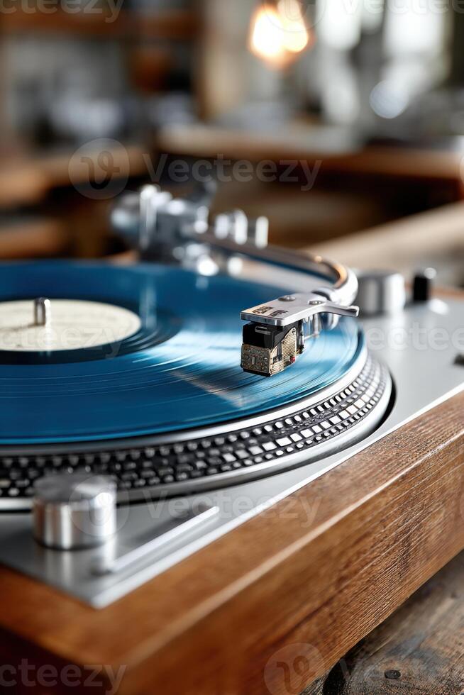 Craftsmanship shines in the creation of turntables with vibrant colors and intricate details photo