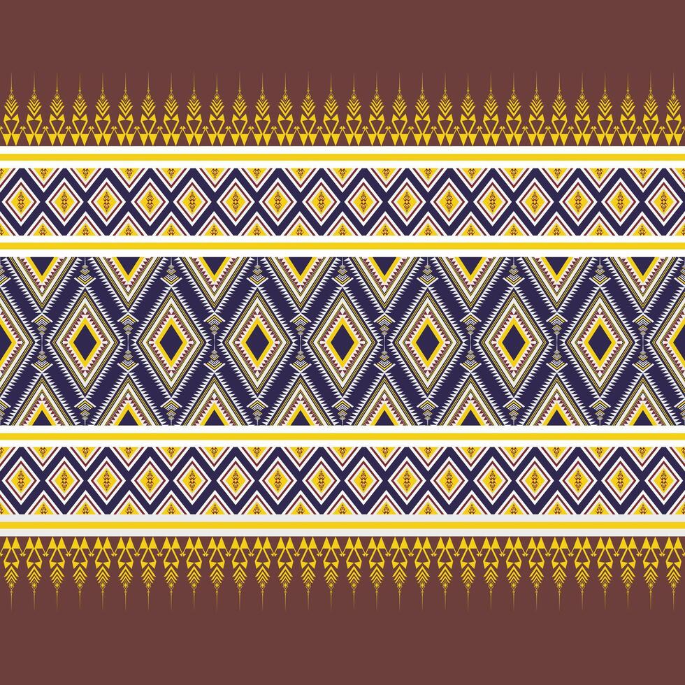 Aztec ethnic pattern. Native Aztec geometric background vector