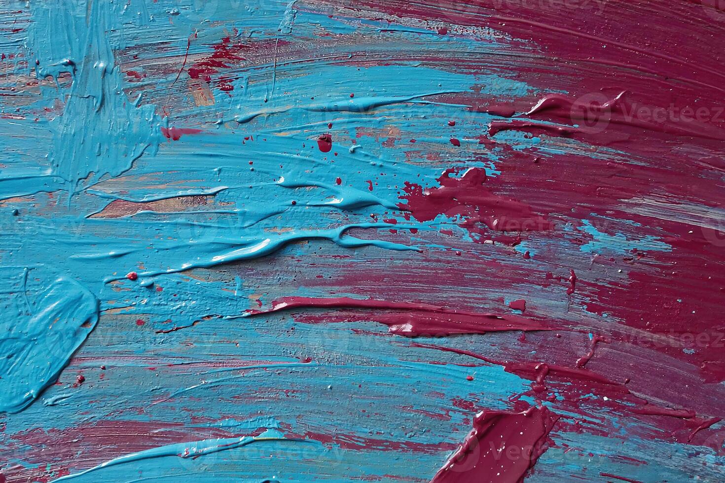 Abstract expressionism background with colorful paints texture dye photo