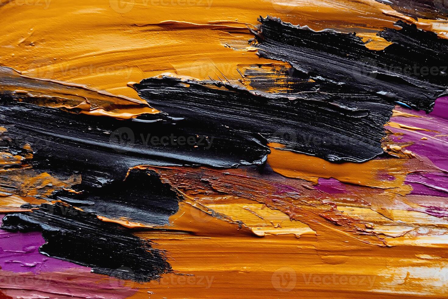 Abstract expressionism background with colorful paints tint texture photo