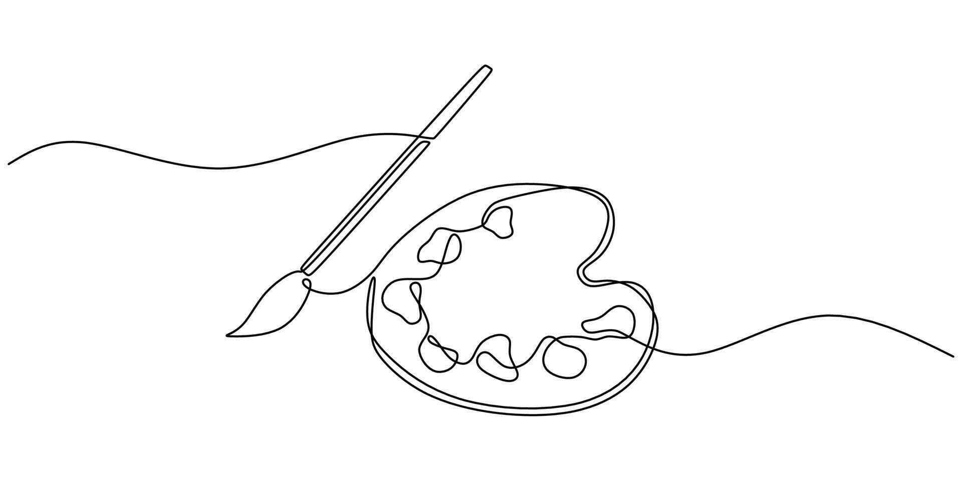 Education One Line Art vector