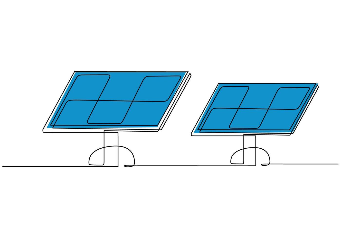 Sunlight Generator Solar Panel vector