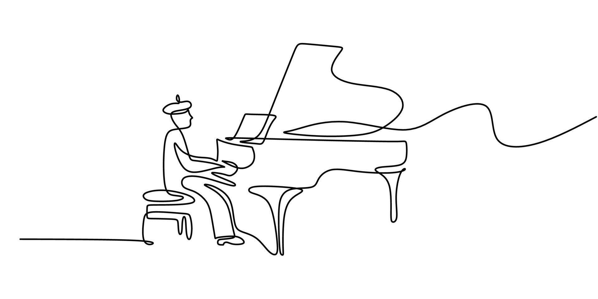 Composer Piano Performance vector