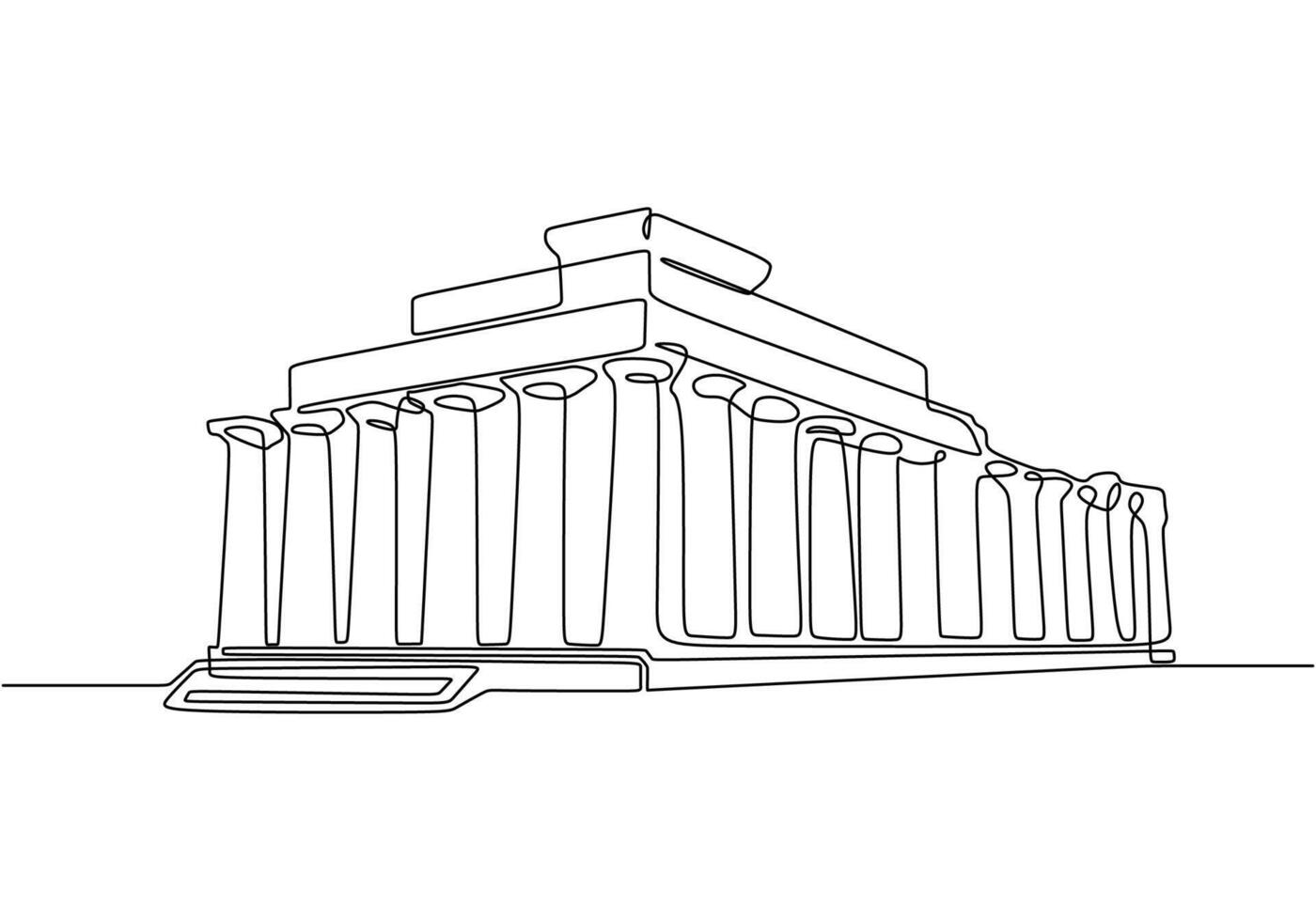 Greece Parthenon House vector