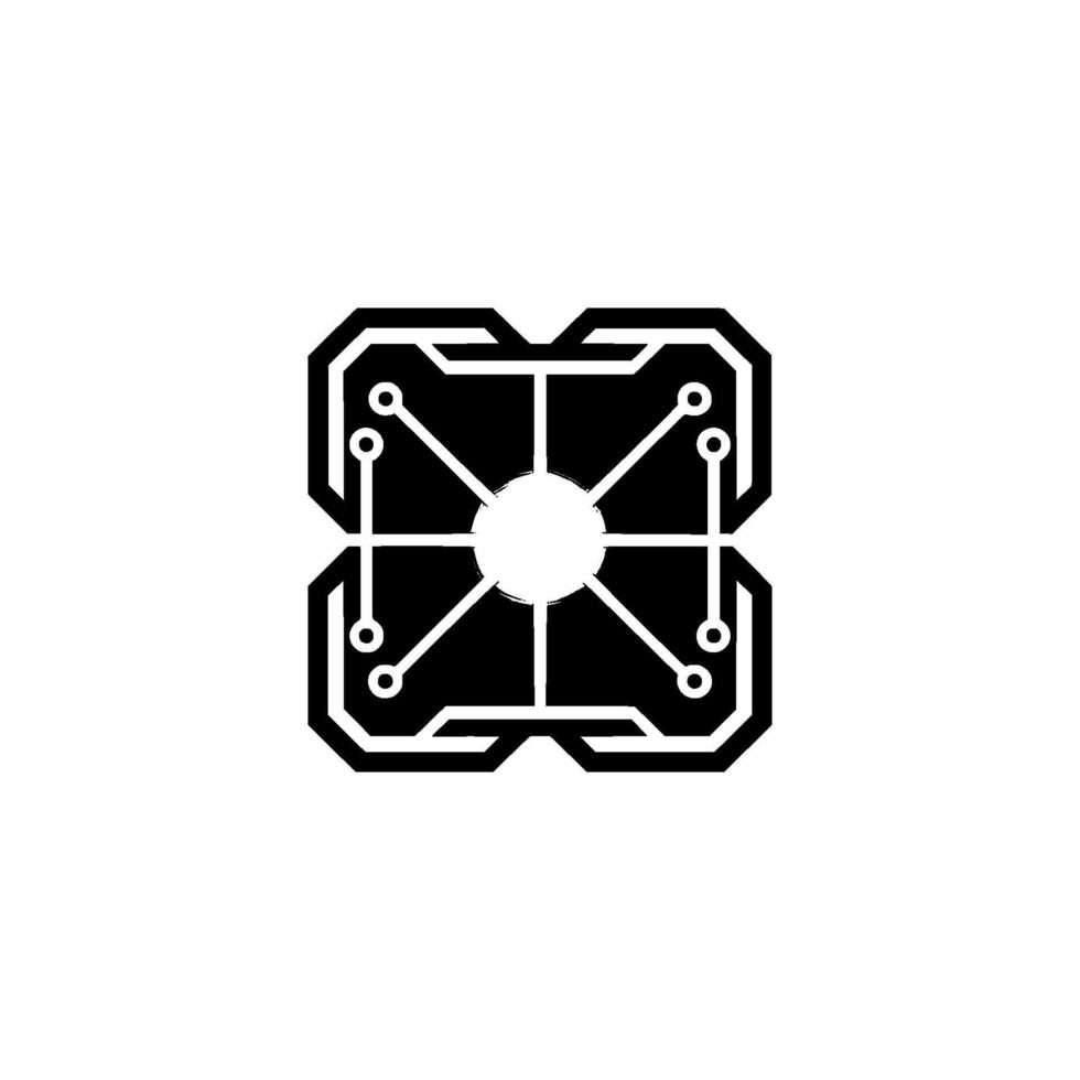 Abstract Circuit Board , Technology , Futuristic Concept vector