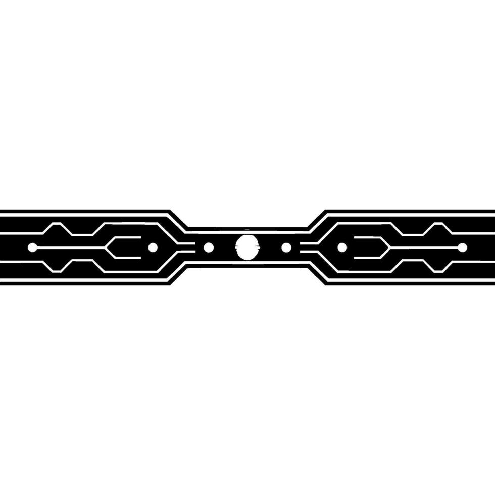 Abstract Circuit Board Tech, Data Flow, Connection vector