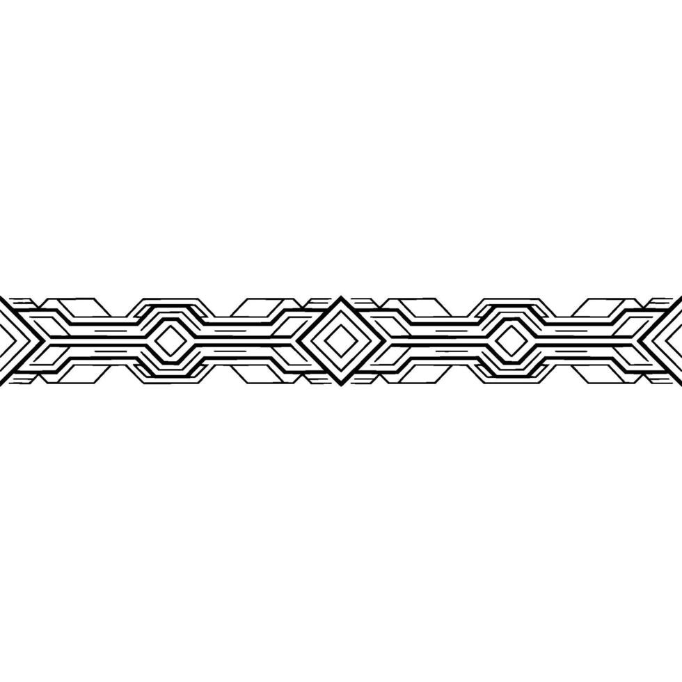 Geometric Line Border Abstract on Grayscale Background vector