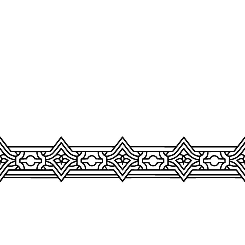 Elegant Geometric Border on Gradiated Background vector