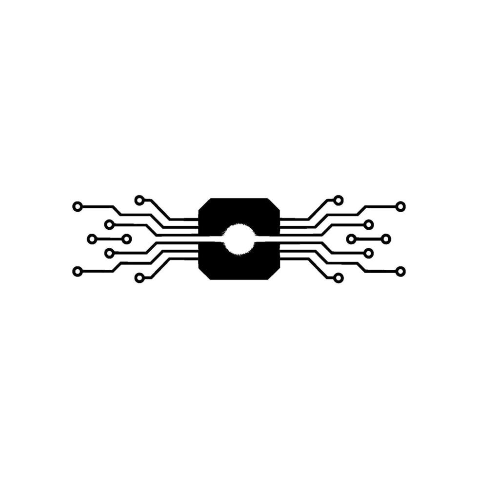 Circuit Board Digital Intelligence Tech Concept vector