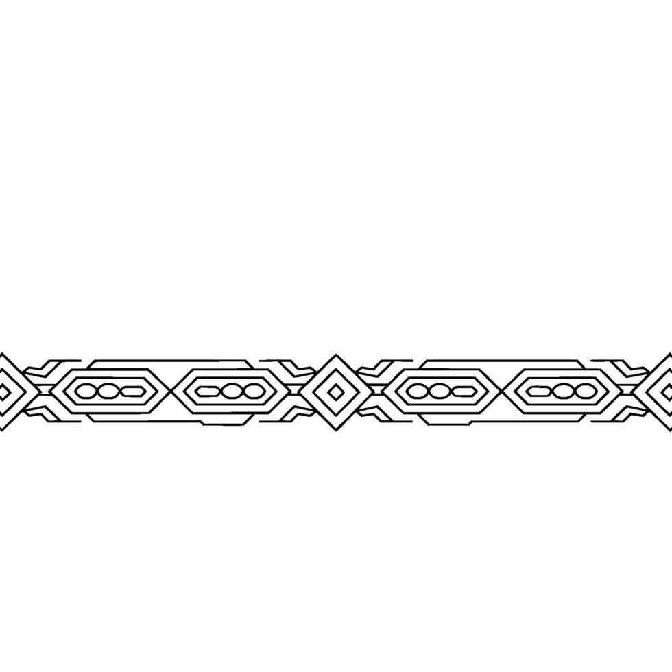 Geometric Border on Gradient Background vector