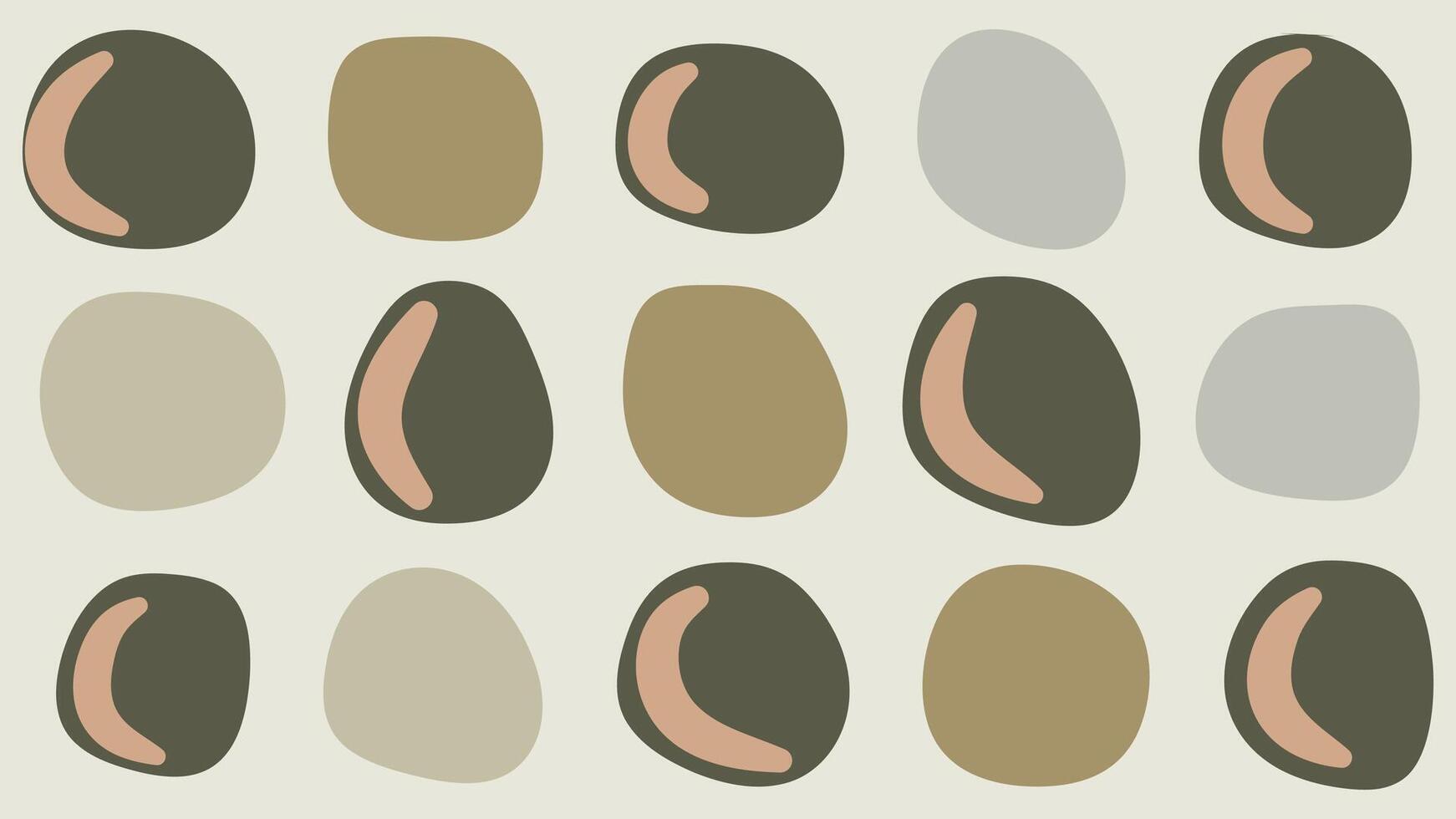 Semi-Filled Dots in Soft Earth Background vector