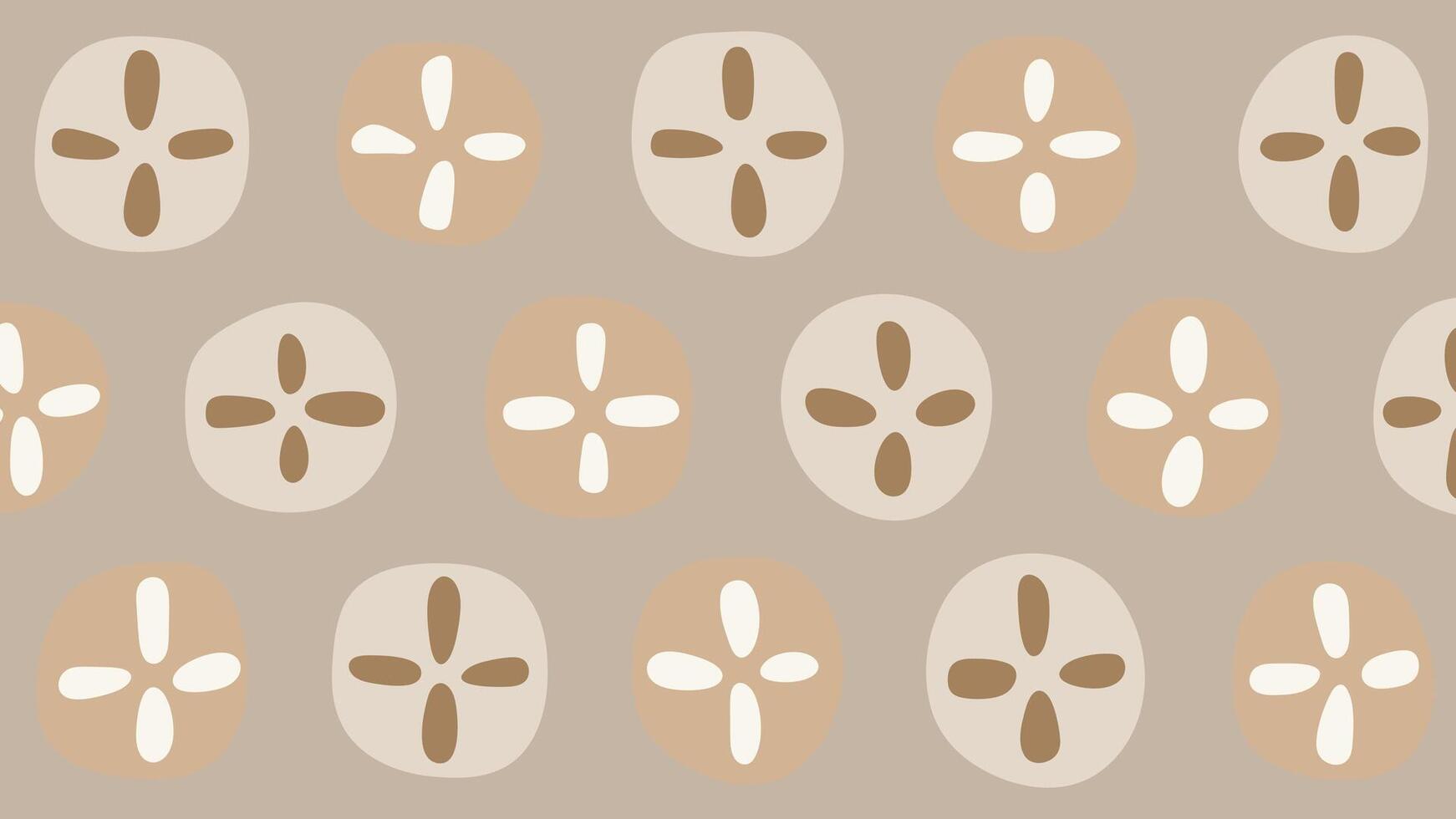 Circular Abstract Icons with Dot Forms Background vector