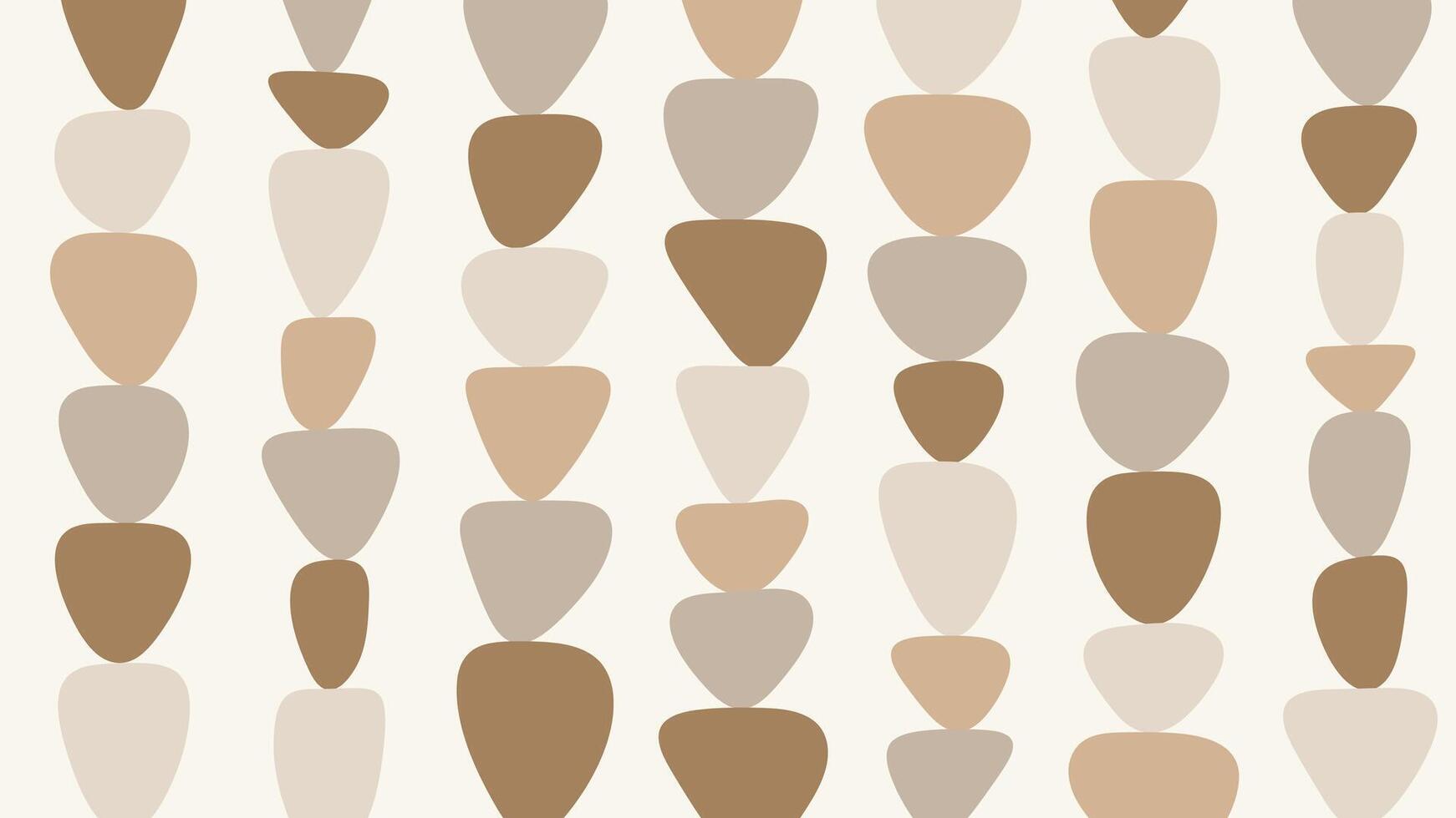 Soft Geometric Rows in Warm Neutral Background vector