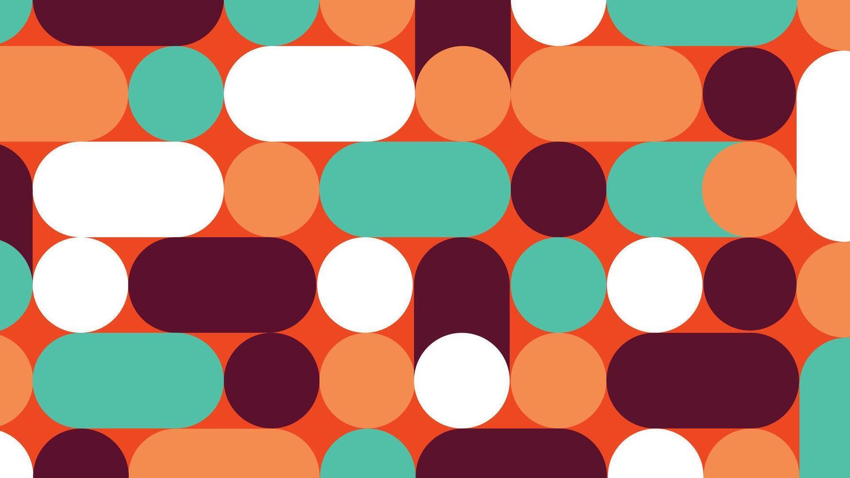 Colorful Retro Abstract Background vector