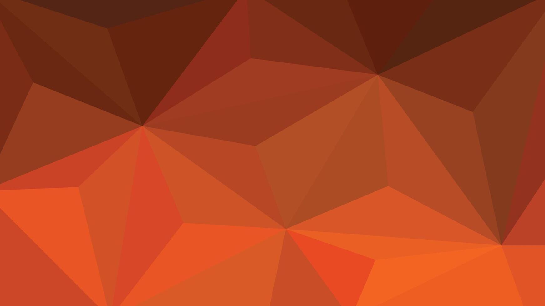 Burnt Orange Polygonal Abstract Background vector