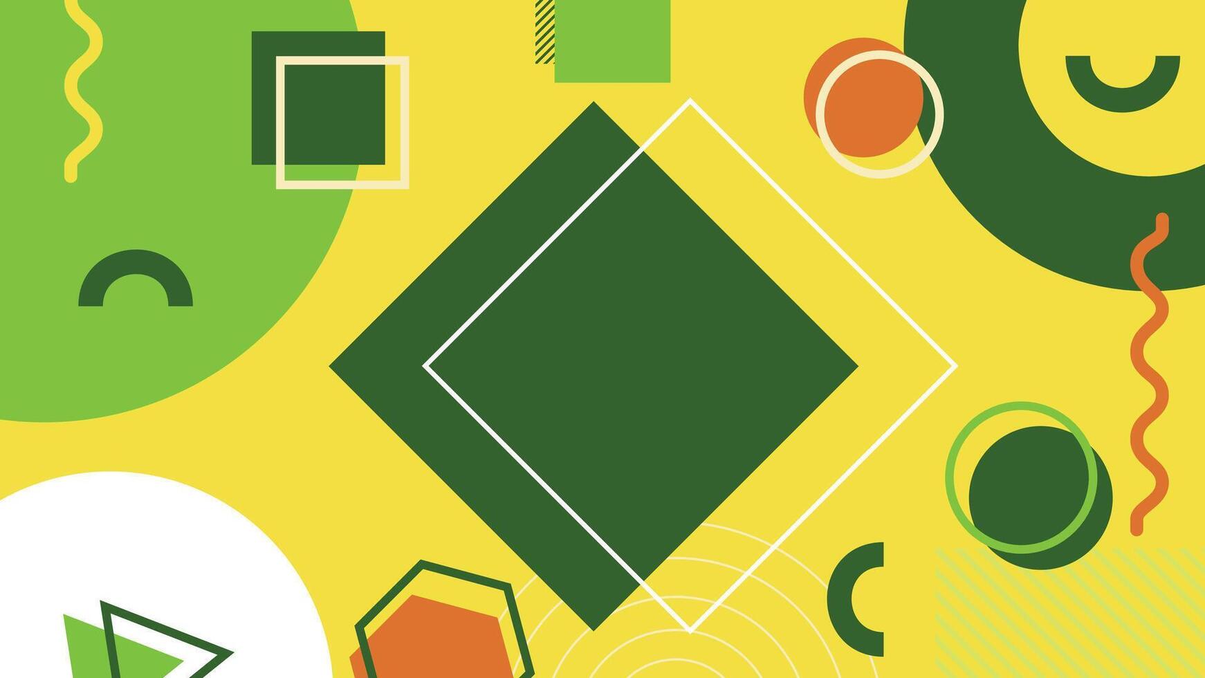 Yellow Background with Layered Art Background vector