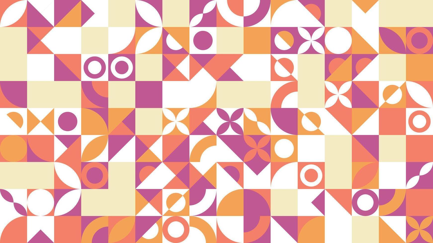 Stylized Retro Tile Art Background vector