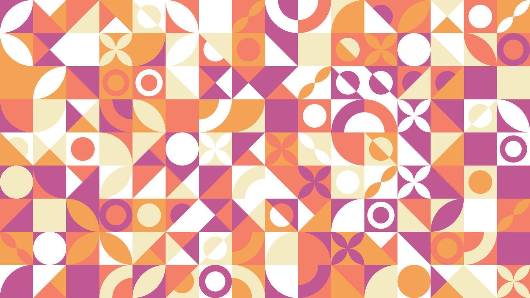 Modern Abstract Composition with Vintage Palette vector