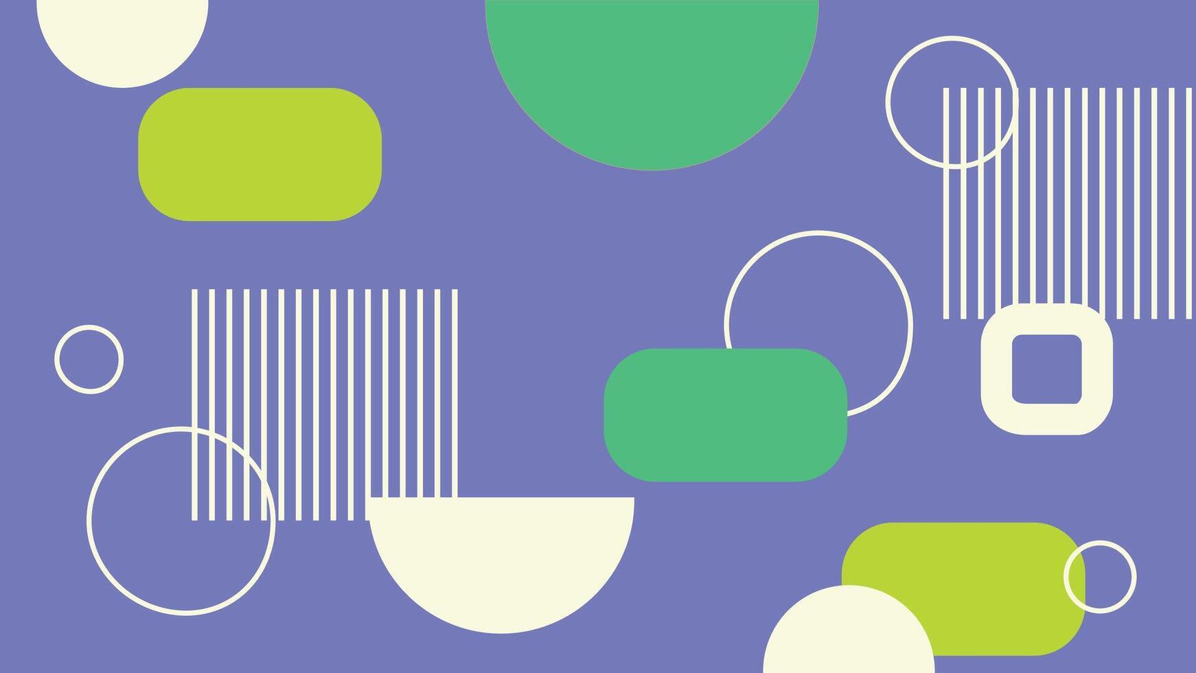 Retro Modern Minimal Abstract Background vector