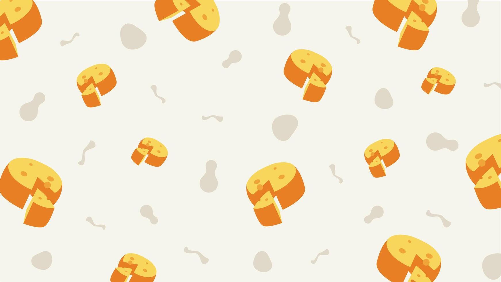 Cheese Sausage Roll Background vector
