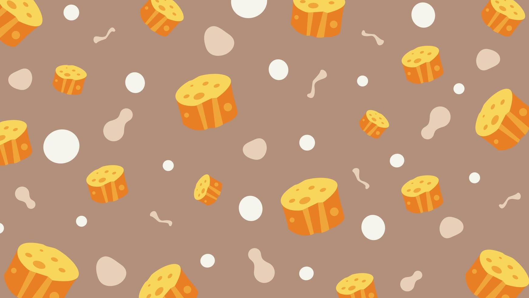 Round Cheese Wheel Background vector