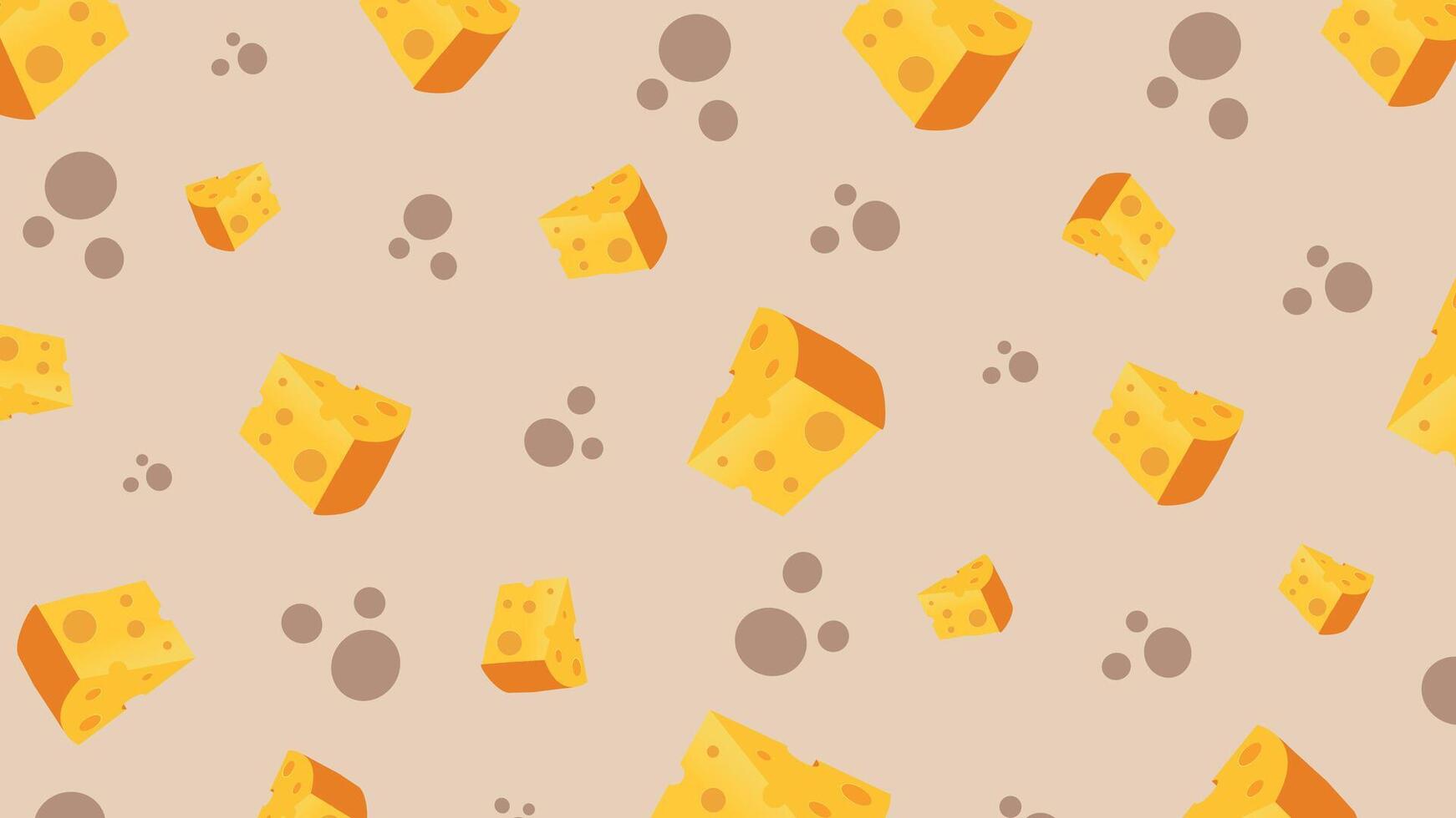 Yellow Cheese Ball Background vector
