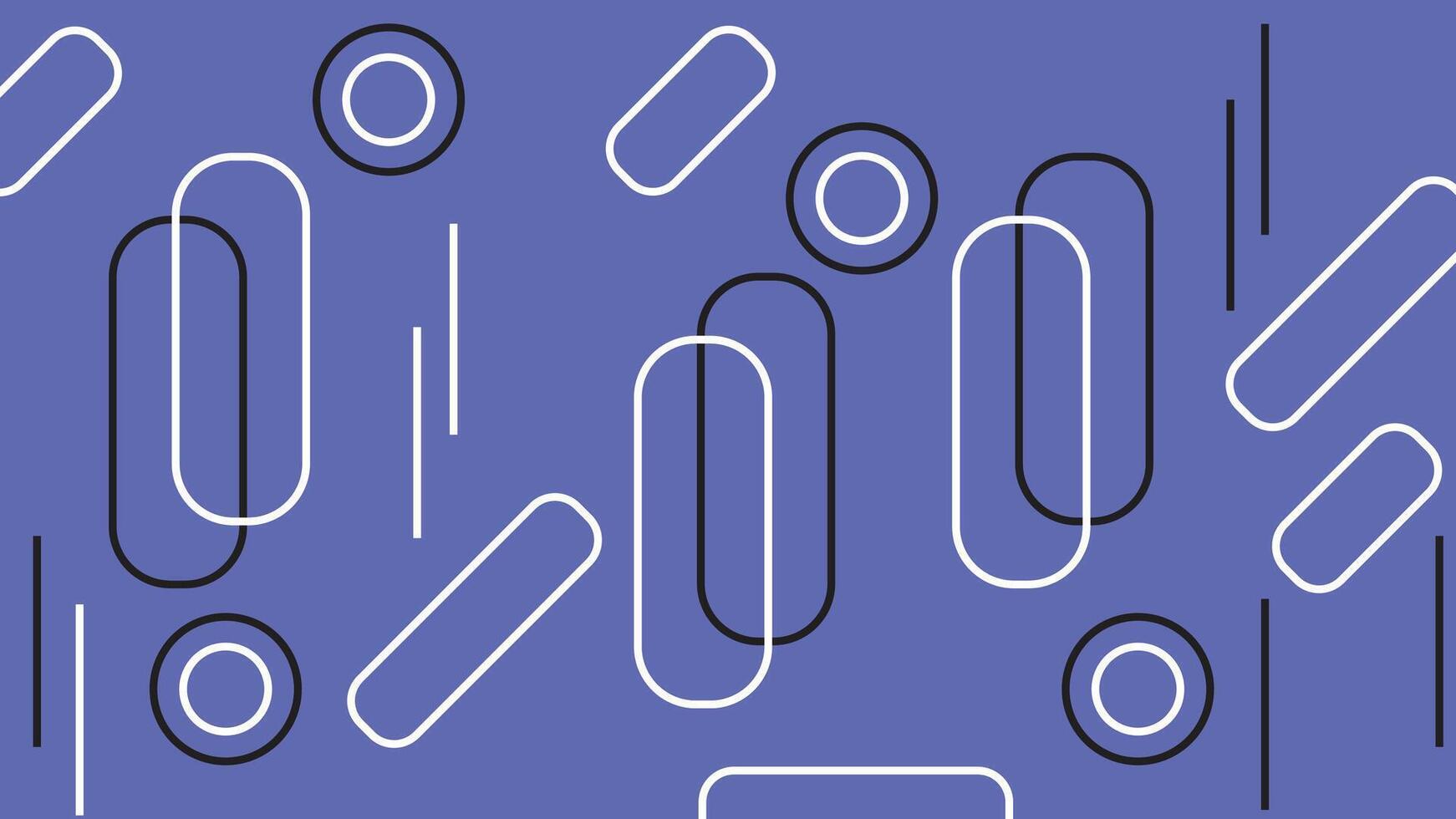 Bold Blue Abstract Design with Capsules Background vector