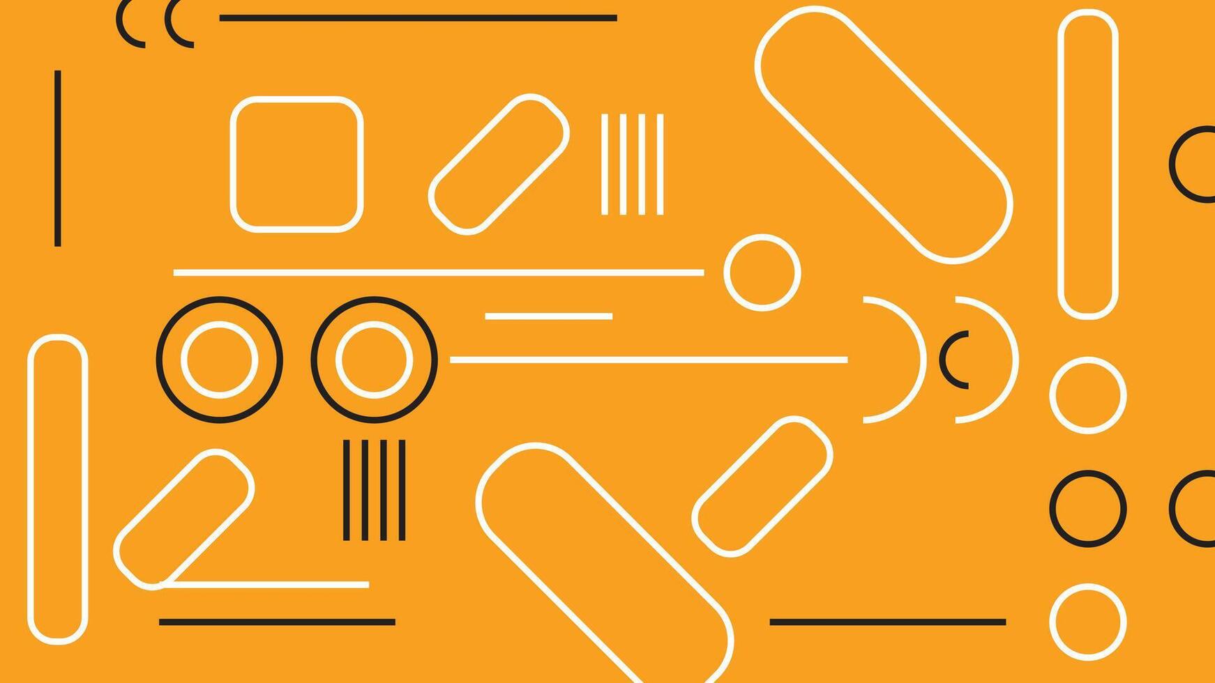 Geometric Abstract Design with Capsules Circles vector