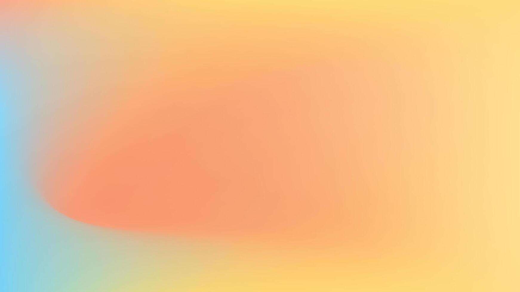 Warm Orange Abstract with Light Blue Background vector