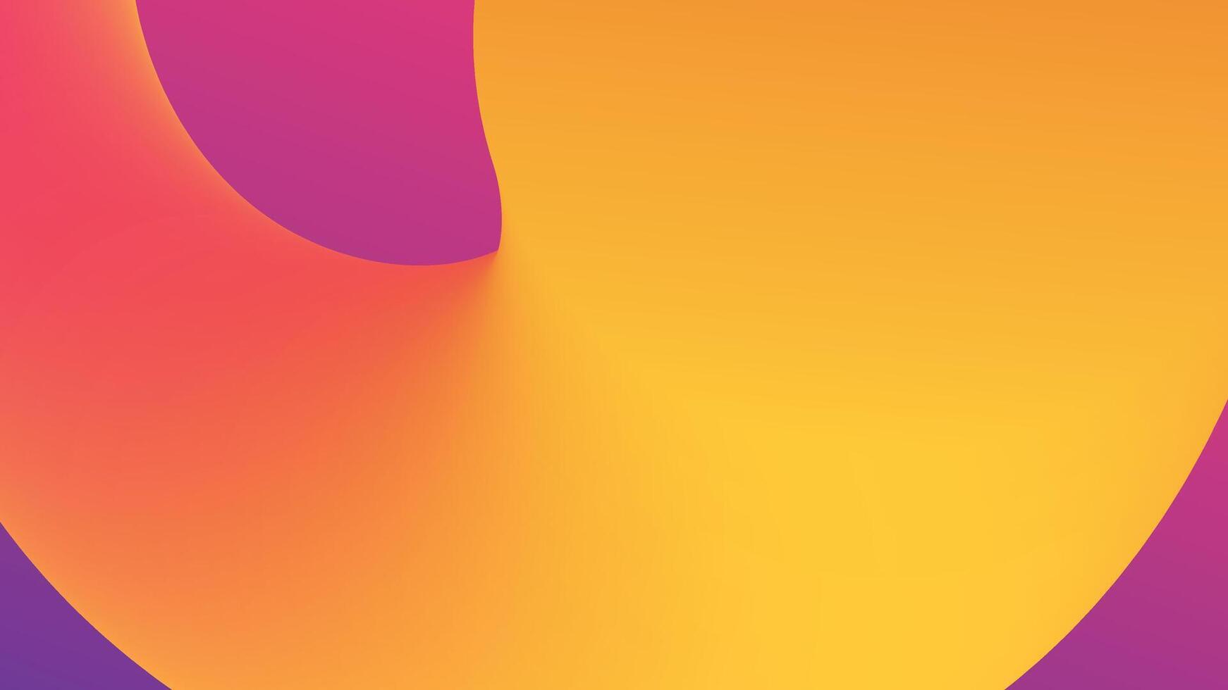 Radiant Abstract Gradient Curve Art Background vector
