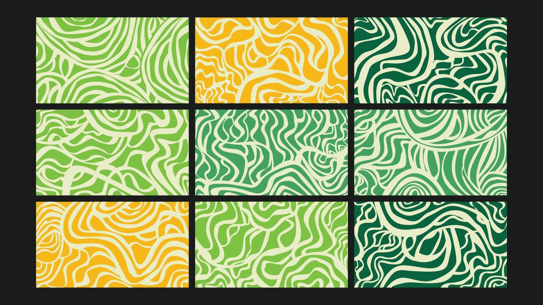 Creative Abstract Background Set vector