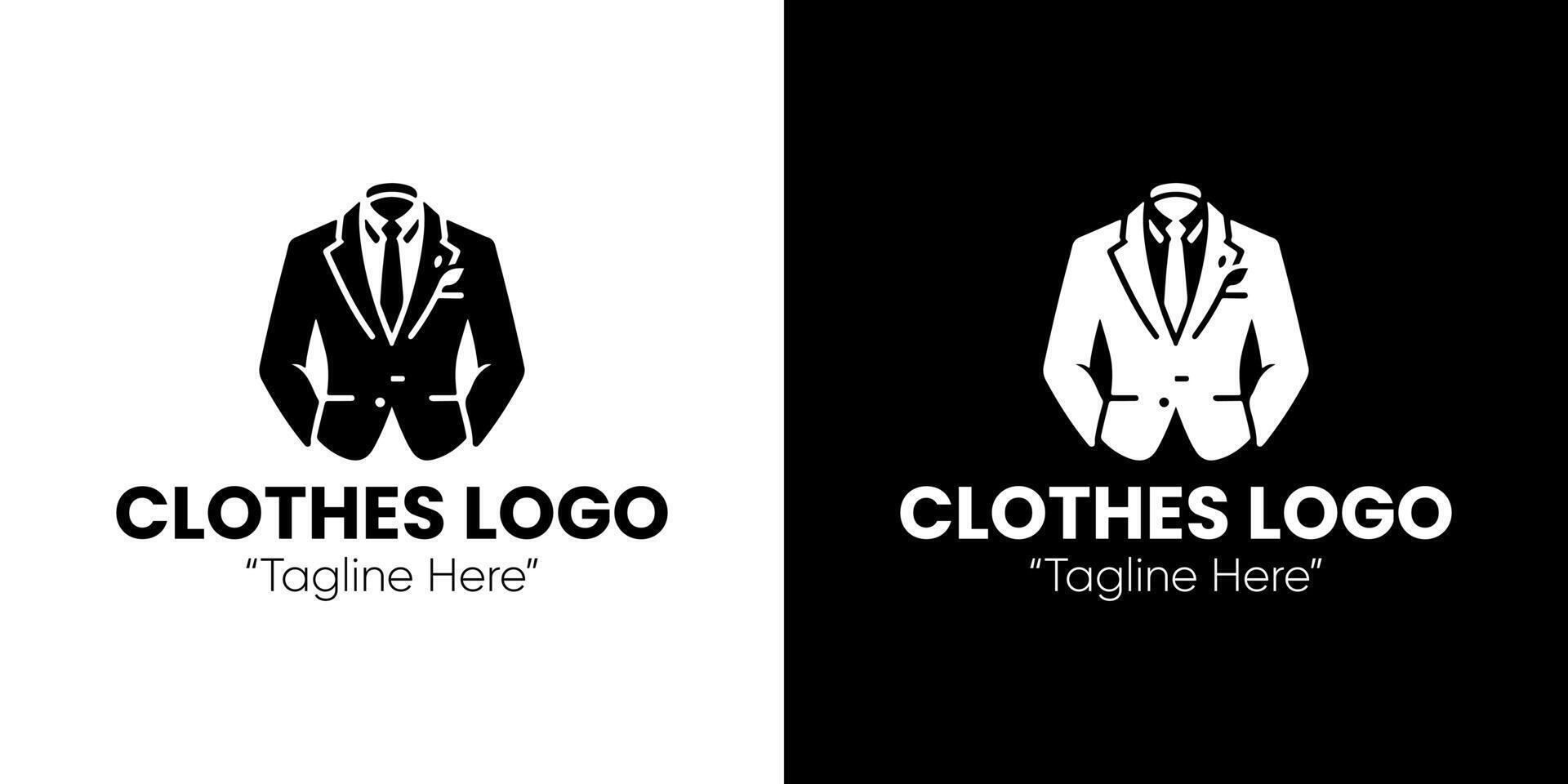 Unique Suit and Clothes Logo Designs for Fashion and Apparel Branding vector
