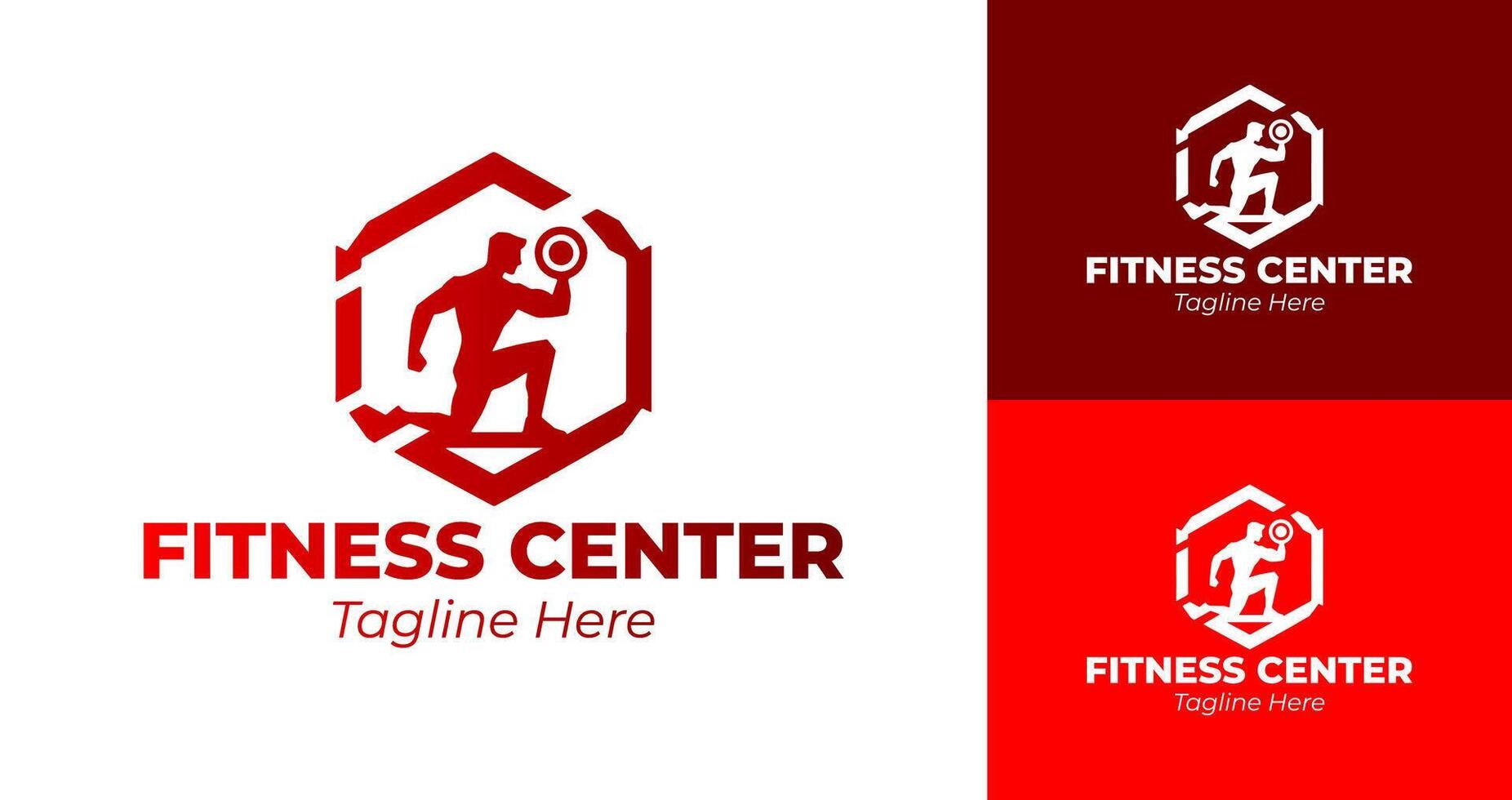 Modern Minimalist Fitness Logos for Personal Trainers and Health Branding vector