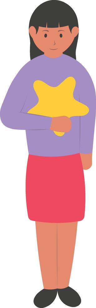 People Giving Star Illustration vector