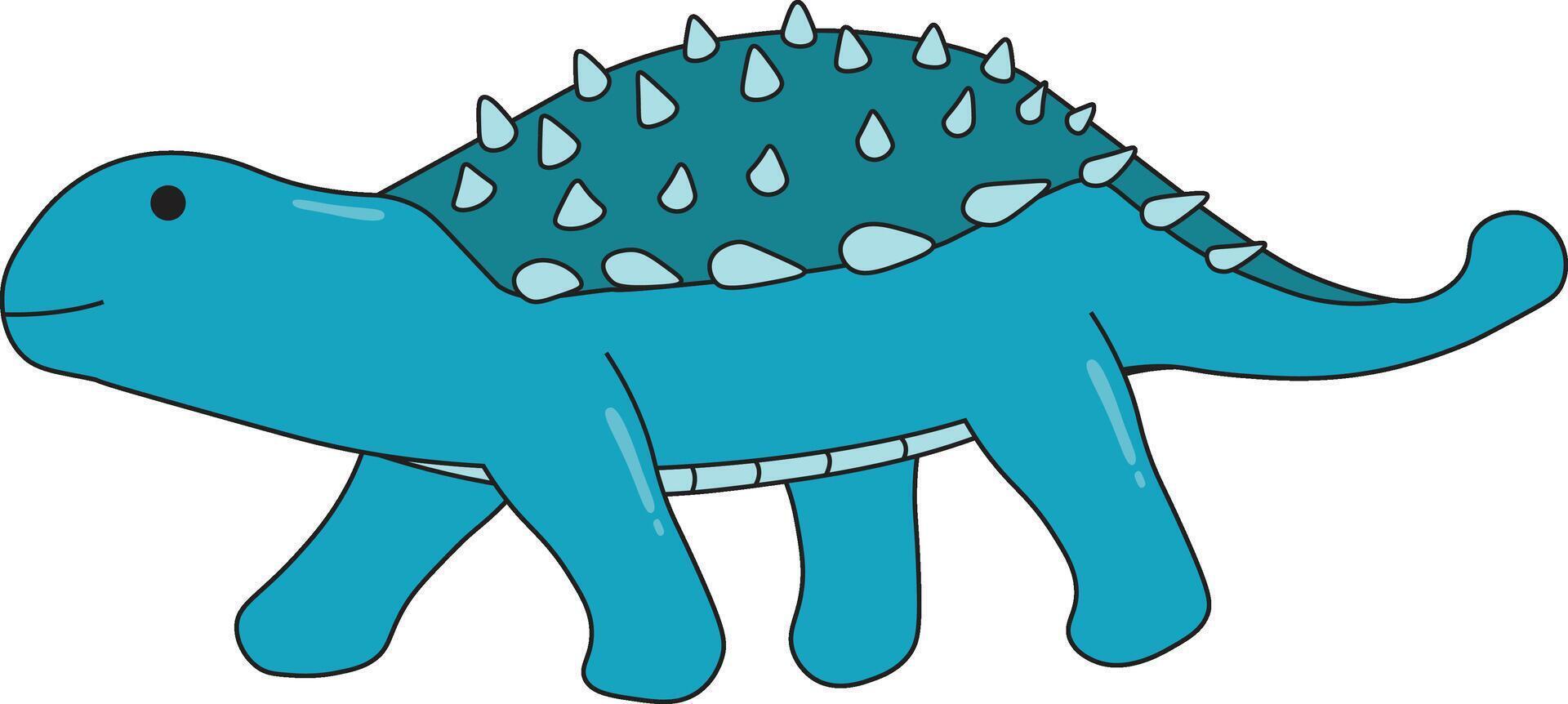 Cute Dinosaurs Illustration vector