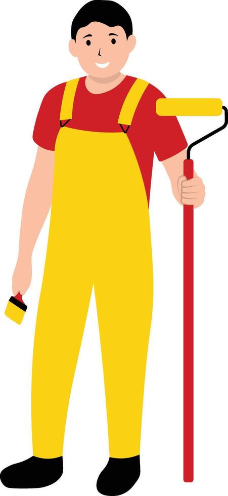 People Labor Day Illustration in Flat Design vector