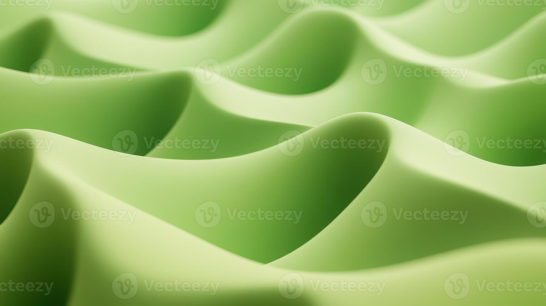 Smooth green wavy surface with seamless undulating patterns creating a futuristic abstract texture perfect for design and background concepts. Background texture with funky vibes photo