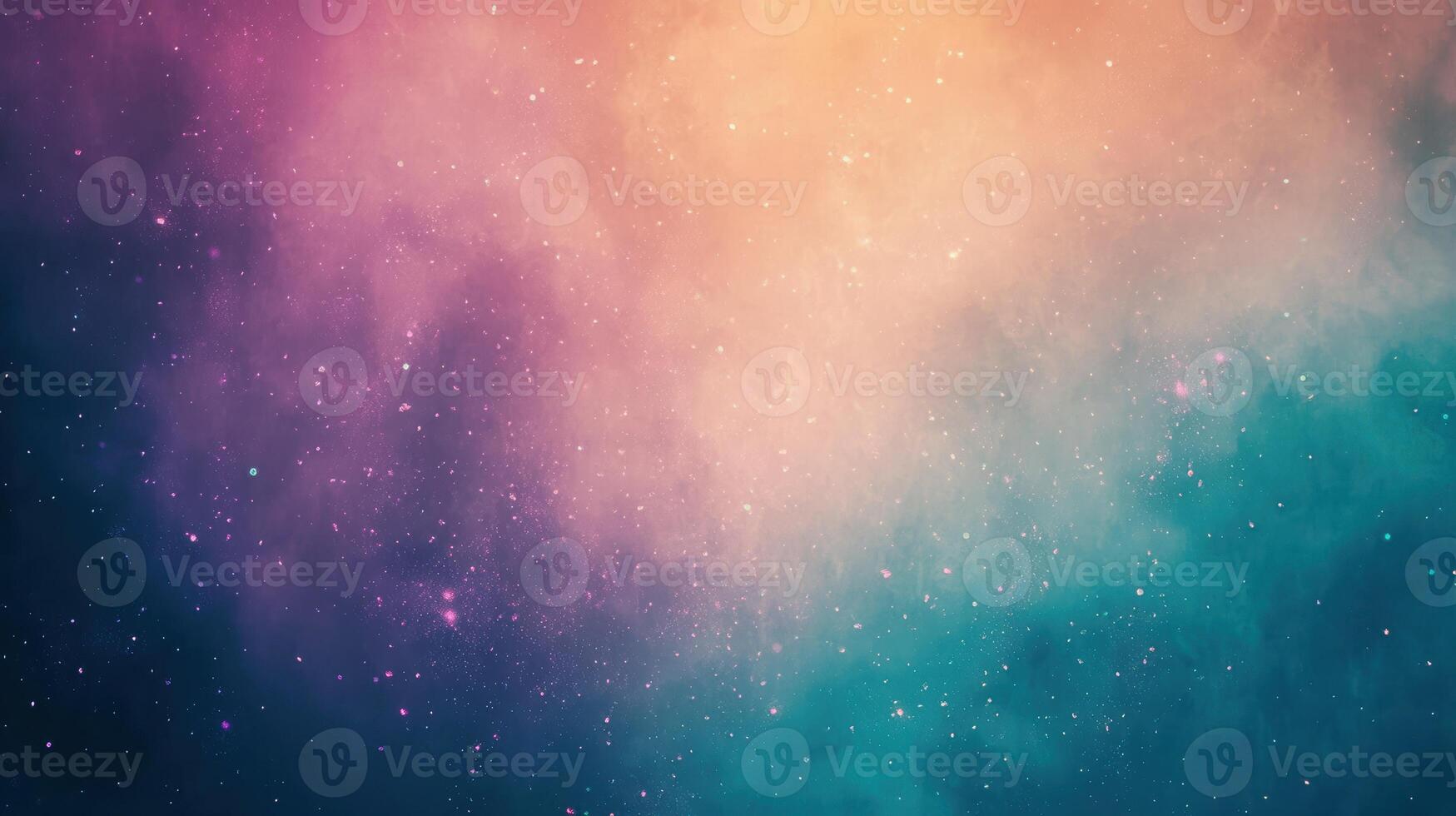 Cosmic nebula exploding with vibrant colors in deep space, showcasing ethereal beauty of the colorful starry universe and mystical galactic wonders photo