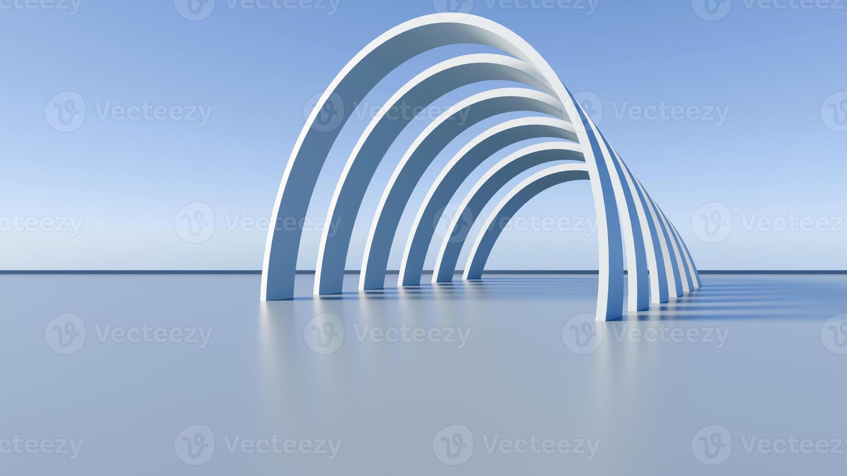 Abstract background of architecture stone texture background. Geometric pattern. 3d render of abstract futuristic architecture with empty floor. minimal exterior, product background. 3d render photo