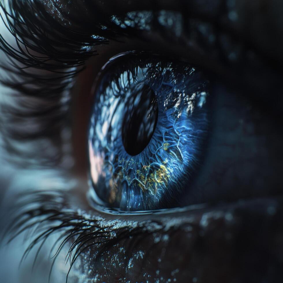 Eyes Pattern Capturing Essence Of Lush Summer Season photo