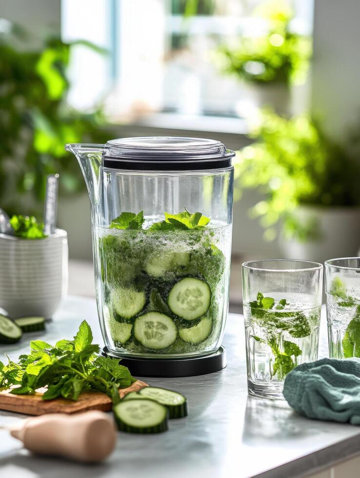 Frozen Cucumber Mint Lemonade Oasis at Spa photo