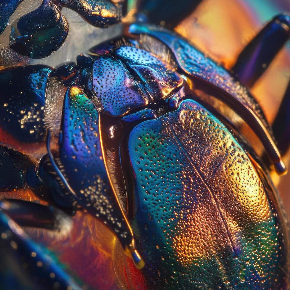 Glimmering Prism Creature Illuminated by Summer Rays photo